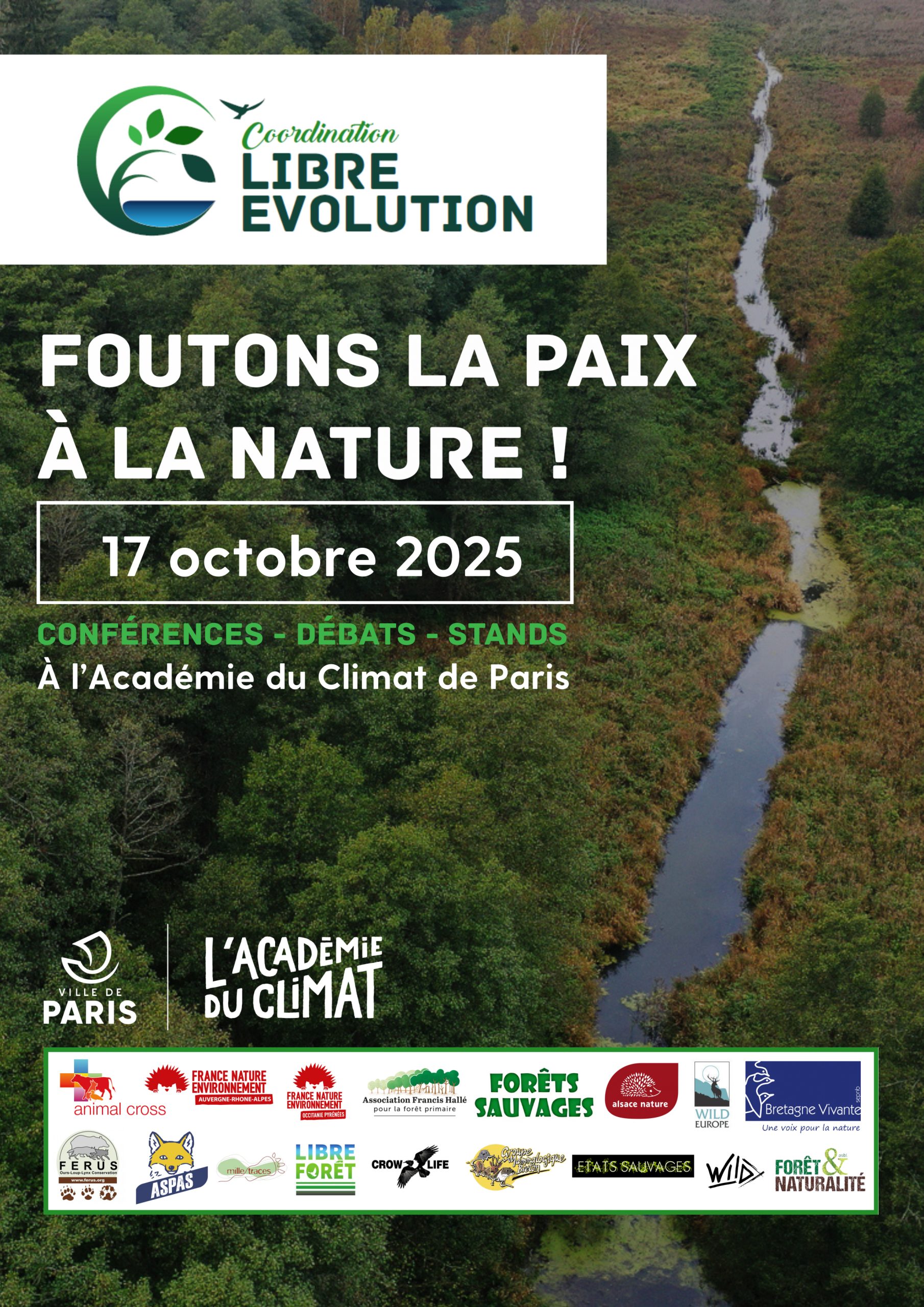 Conférence "Foutons la paix à la nature !"